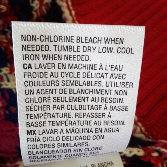 CHARTER Club Cable Yoke Knit Activewear Crew neck Pullover Size L - Picture 9 of 14